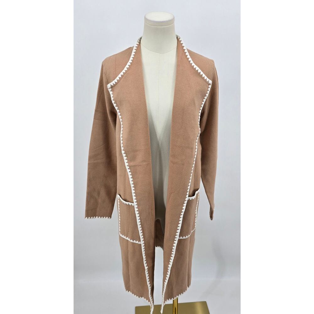 Amazon Old Money Minimalist Open Front Lapel Cardigan Jacket